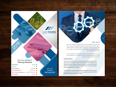 Olum Training Brochure Design