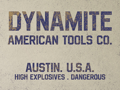 Vintage dynamite