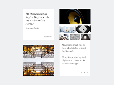 Preview blog minimal typography ui web design