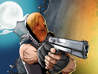 Comic DeathStroke art comic concept art concept design dc design digital painting drawing illustraion illustration