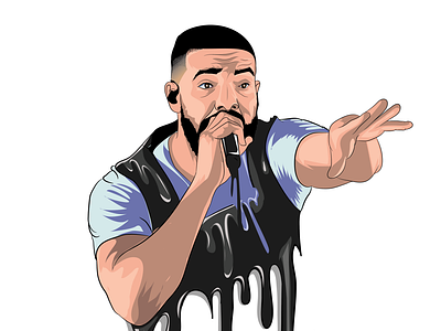 Drake Cartoon art by Nitin Rawat on Dribbble