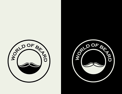 Beard concept logo bearded man beards logo logo design logodesign logos logosai minimal minimalist