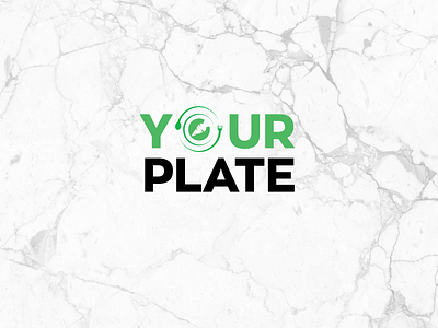 YOUR PLATE LOGO food food and drink food app illustraion illustrator logo logo design logodesign logos logotype plates