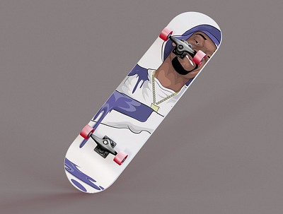 SKATEBOARD DECK ARTWORK artwork hip hop hiphop illustrator rapper skateboard skateboards skatedeck snoop dogg