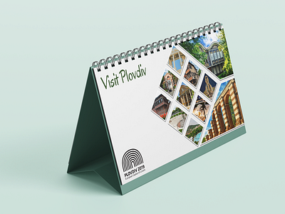 Desk calendar Plovdiv calendar design