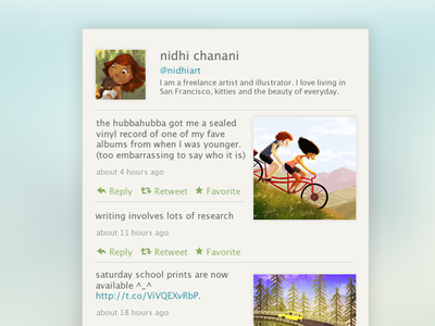 Twitter Themes Timeline interface plugin profile tweets twitter ui web wordpress