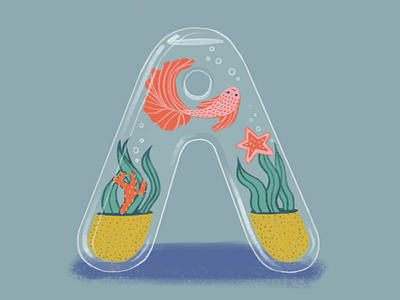 36 days of type - Aquarium