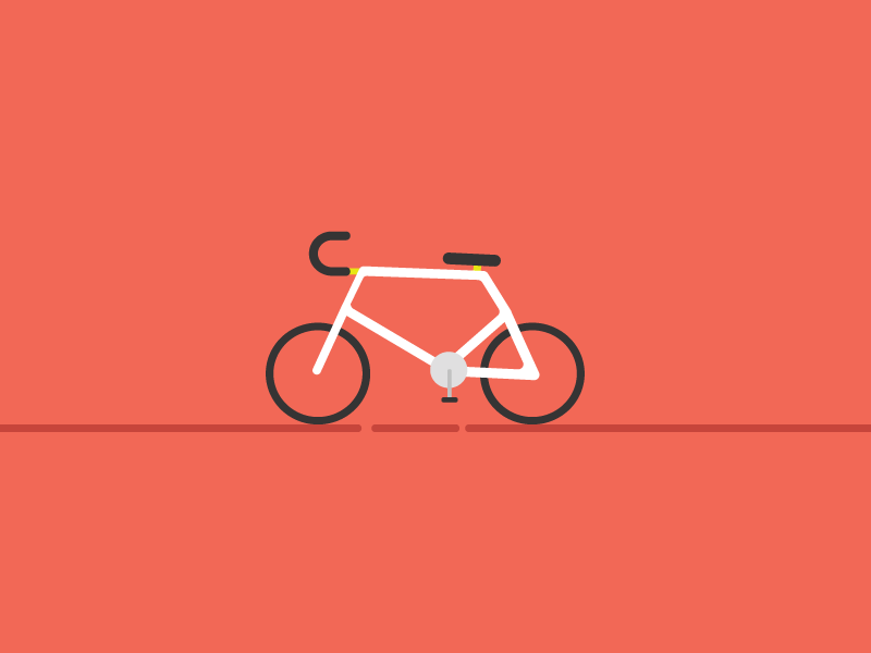 Bike Illustration by Viivi Vishnu on Dribbble