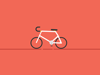 Bike Illustration bicycle bike black cycle illustration red white