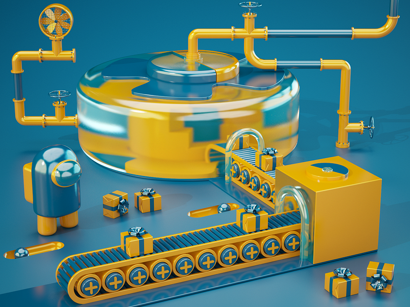 Gift Factory by Mako Tsereteli on Dribbble