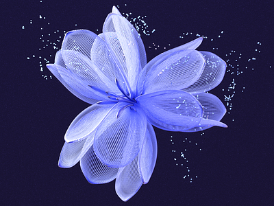 Abstract Flower 3D