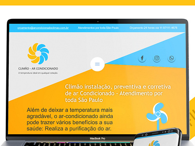 Site Climão Climatização - FullDynamic Digital logo