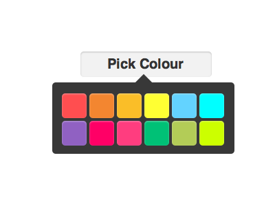 Colour Picker color colour colour picker css hover