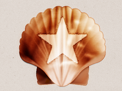 Shell beach progress shell star