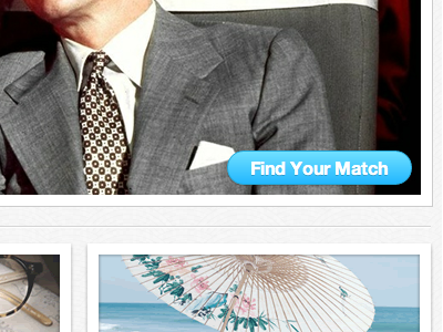 Find Your Match clean glasses photography ui vintage web web design