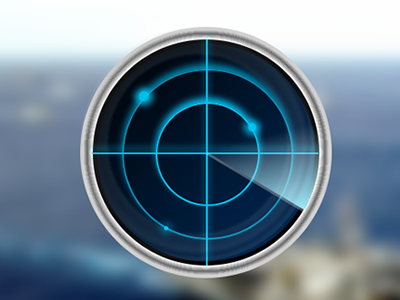 CSS Radar animated blue css navy radar sea