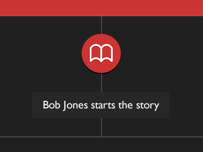 Bob Jones black concept quick red story