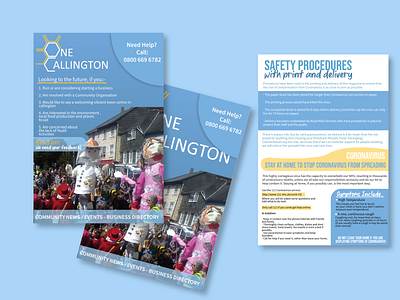 One Callington Magazine Redesign Concept branding community design magazine newsletter