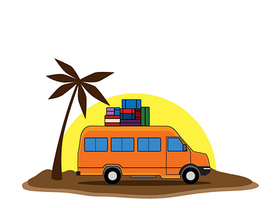 Tour And Travel Illustration Vector illustration vector vector art