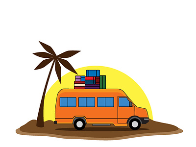 Tour And Travel Illustration Vector