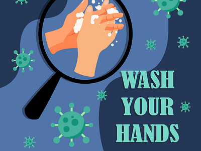 Wash Your Hands art design illustration vector
