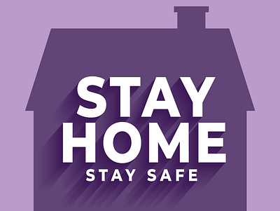 Stay at home Stay Safe design illustration vector