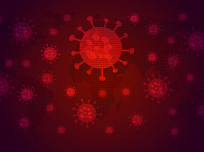 Covid 19 Coronavirus art illustration vector