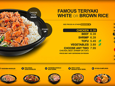 Teriyaki food food website