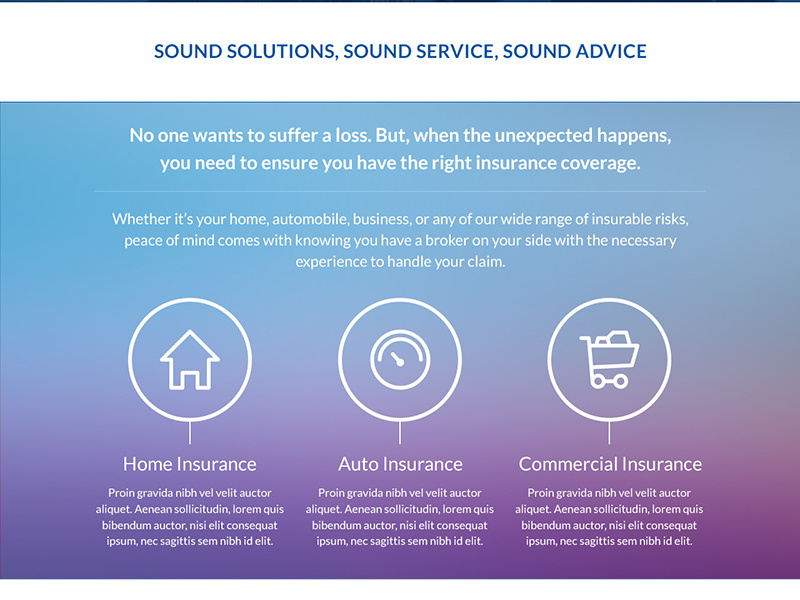 Sound Insurance Quotes by Igor Provod on Dribbble