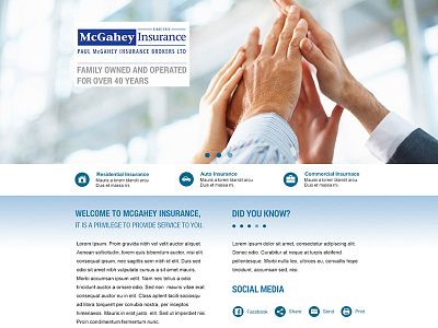 McGahey Insurance Home Page