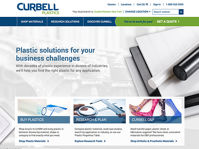 Curbell Plastics Home Page