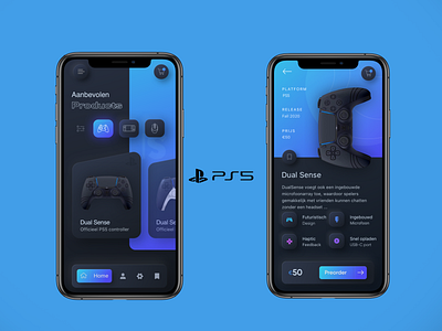 Playstation 5 DualSense App Concept