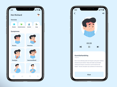 COVID-19 Awareness App Concept