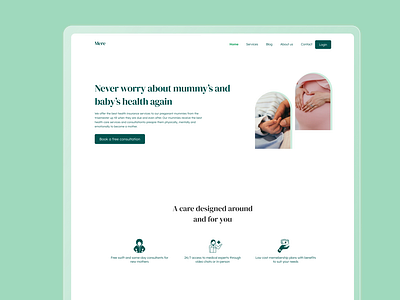 Mere || Health Insurance Hero Page