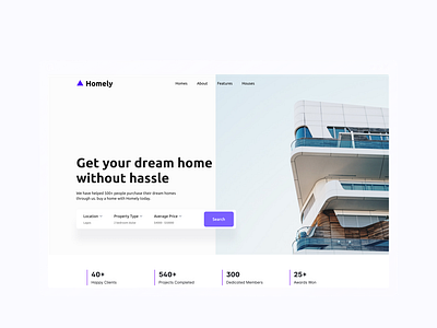 Homely | Real Estate Hero Page