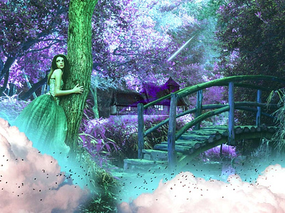 Photo Manipulation: Fantasy Garden