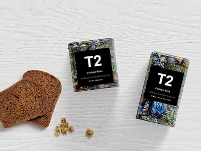 T2 “Cottage Collection” Packaging and Campaign