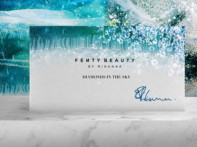 Fenty Beauty - Diamonds in the sky collection branding character creative design diamond diamond logo diamonds illustration illustrator package design packagedesign packaging packaging mockup photoshop photoshop art vector