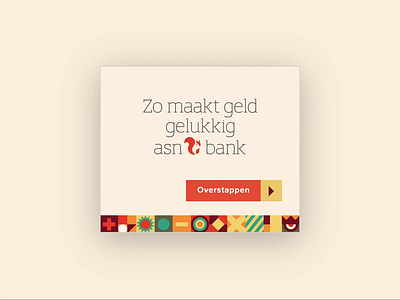 ASN Bank advertising animals animation bank banking banner banner ad banner design dutch flat greensock html5 illustration sheep squirrel vector