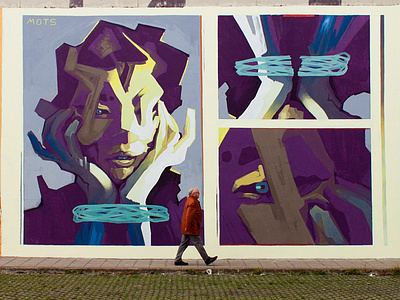 'Liberdade'. Mural in A Coruña