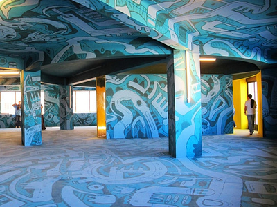 Interior mural, AXA, Porto