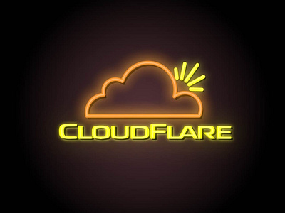 Cloudflare Neon Sign