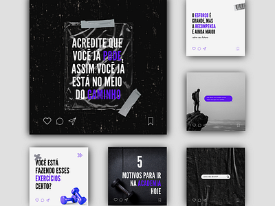 Social Media & Design - Academia / Gym