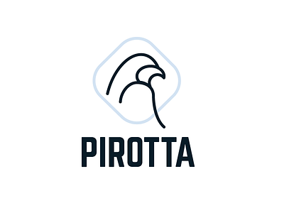 Pirotta Logo eagle falcon logo