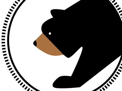 Grizzly Bear bear logo sketch