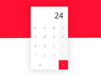 Daily UI #004 - Calculator calculator challenge daily minimal simple ui ux