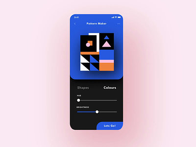 ✨Daily Design ✨ 007 Settings abstract animation app card challenge clean colourful colours cute daily design framer geometric illustration layout minimal patterns simple trendy ui
