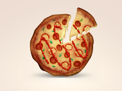 Pizza icon pizza