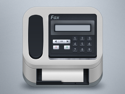 Fax Icon fax icon ios machine
