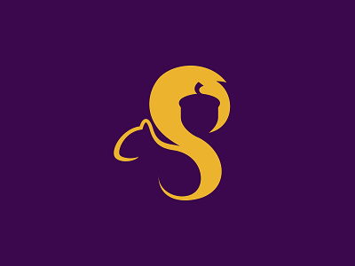 Squirrel S Letter Logo
